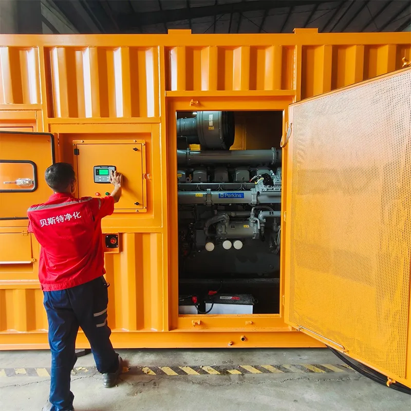 1500 kW контейнерный дизельный генератор (1)